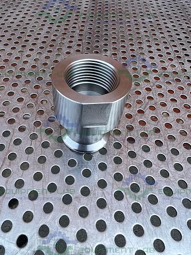 Chemglass TH-0707-022LP Stainless Steel Adapter 1" Beaded Pipe to 1" NPT Female