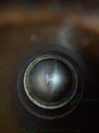 Used A&N Corporation C1100-QF25 Brass Ball Valve 1x10-8 torr w/ 1" Sanitary Fitting