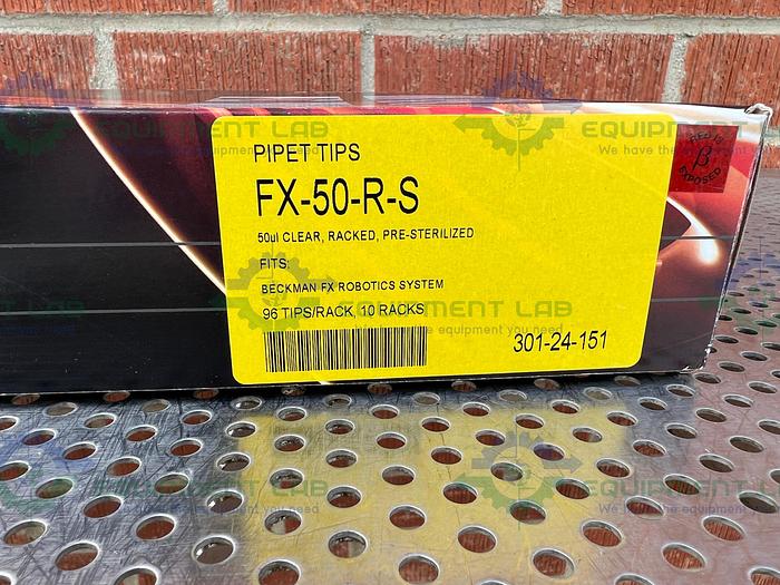 Lot of 7 - Axygen  FX-50-R-S 50 uL Clear Racked Pre Sterilized  96 Pipet Tips