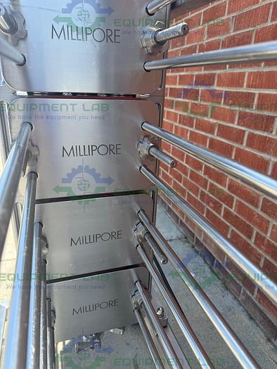 Used Millipore Stainless Steel Hydraulic Pellicon CUF-8 Filter Skid