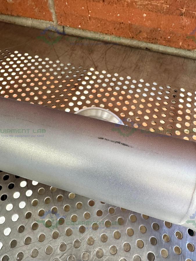 Used Stainless Steel Vacuum Pipe with 5" Flange to KF50