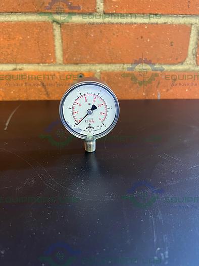 Winters Premium  Q825 Liquid Filled Pressure Gauge 63" x 1/4", 0-160 PSI