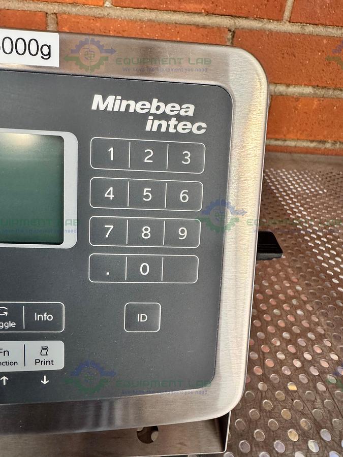 Used Minebea Intec CAPS1U-20CC-LU Stainless Steel Scale 10x10 w/ MIS2UR-V2, 30 LBS