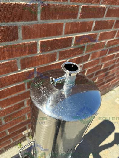 Used Millipore Stainless Steel Cartridge Filter Housing 8" Diameter x 31" Height