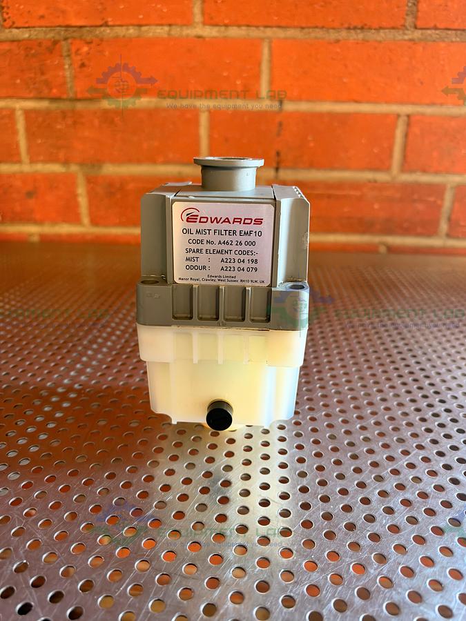 Used Edwards EMF10 Oil Mist Filter Exhaust for Vacuum Pumps