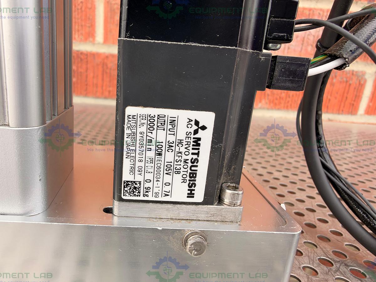 Used Festo DNCE-32-100-BS-"3"P-Q Size 32 Standard Cylinder w/Mitsubishi Motor