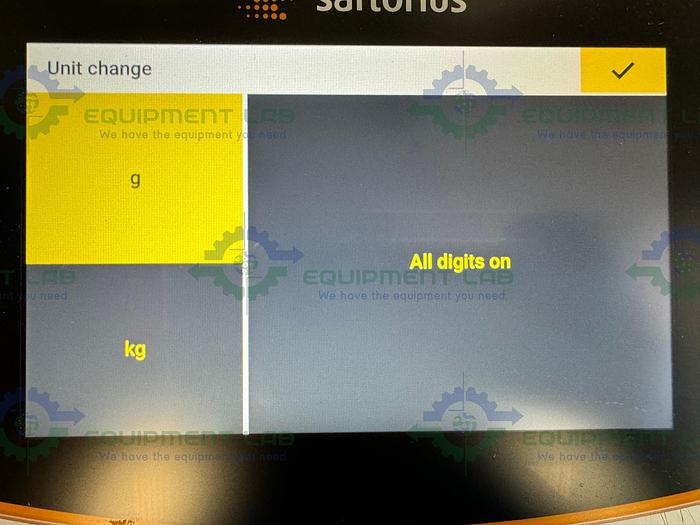 Used Sartorius  Cubis MCA70200S-2S00-0 Precision High-Capacity Balance, 70,200 g x 1 g