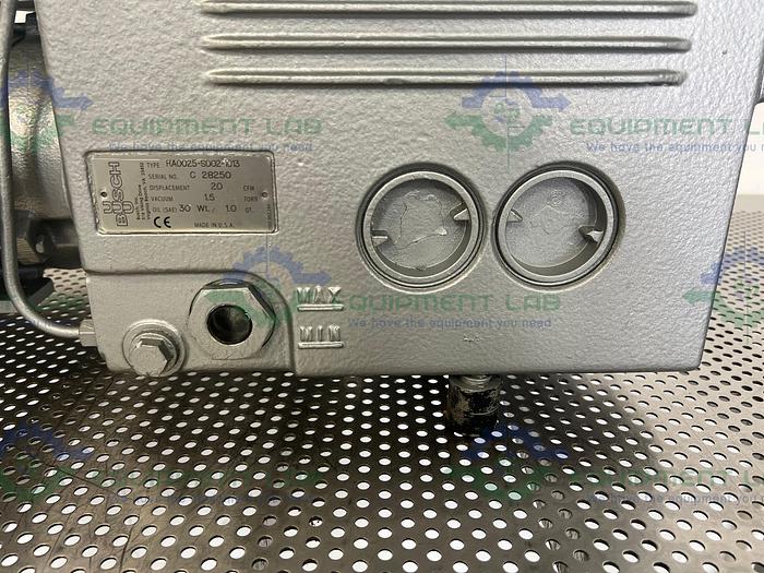 Busch RA 0025-S002-1013 Vacuum Pump 20 CFM w/ Induction Motor 1.5 HP, 3PH
