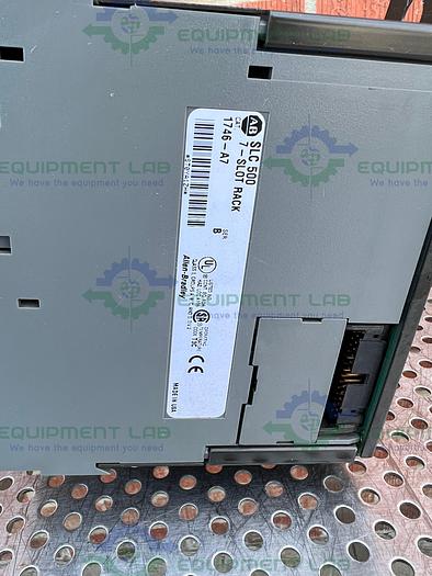 Used Allen Bradley  SLC 500 1746-P1 Processor Unit w/ 1747-L532, 1746-NT4 Modules