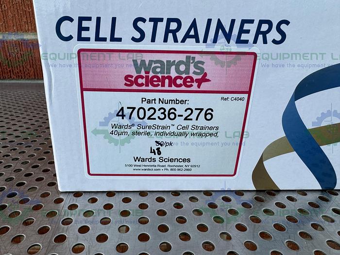 Box of 48 - Wards Sciences  470236-276 SureStain Cell Strainers 40 um, Sterile