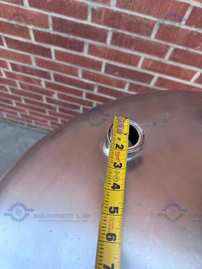 Used Precision Stainless 600 Liter Stainless Steel Jacketed Reactor 50 PSI