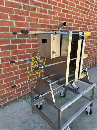 Used Pall Filtron Stainless Steel Cassette Filtration Skid  19" x 29"