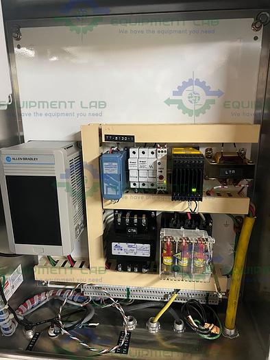 Used Precision 250 Liter Stainless Steel Jacketed Reactor 100 PSI w/ Top Mixer 1/2 HP