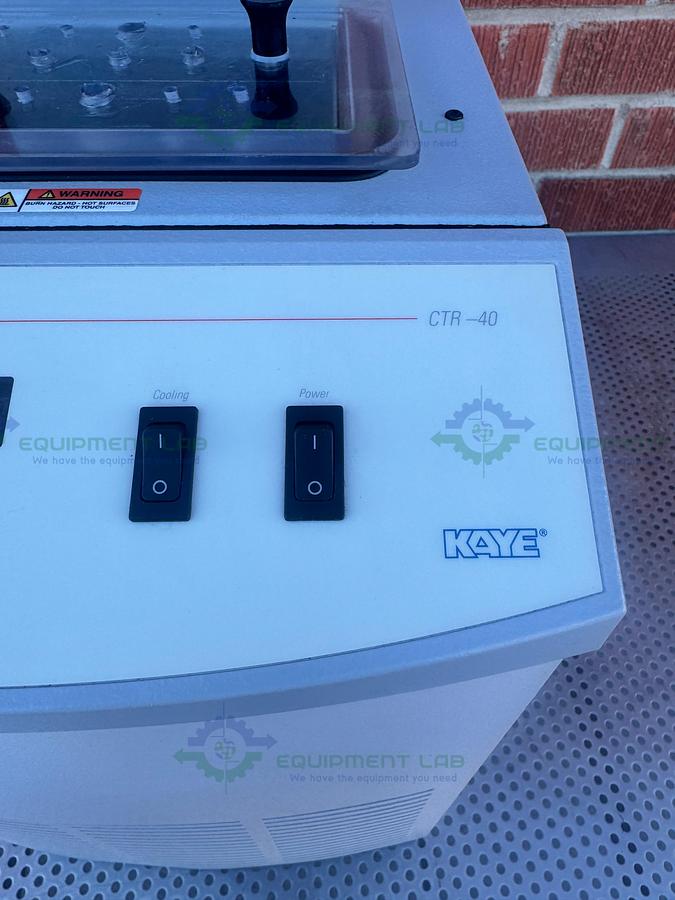 Used Kaye CTR-40 Portable Calibration Bath –40°C to 150°C, 115 VAC