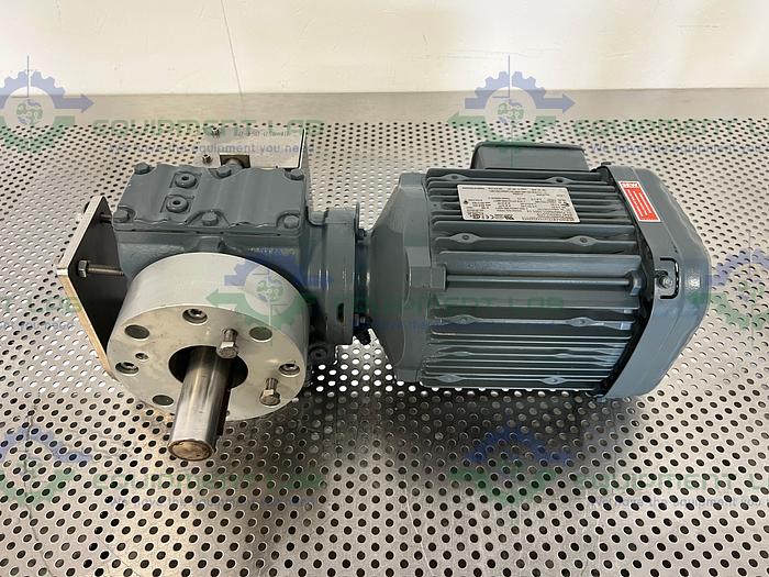 Used SEW EuroDrive  SA47DRE90L4/TF Gear Motor 3 HP, 1745/189 r/min