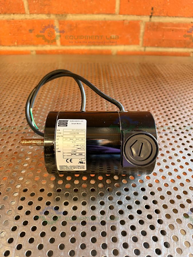 Used Bodine Electric Company 33A3BEPM Permanent Magnet DC Motor/Gearmotor