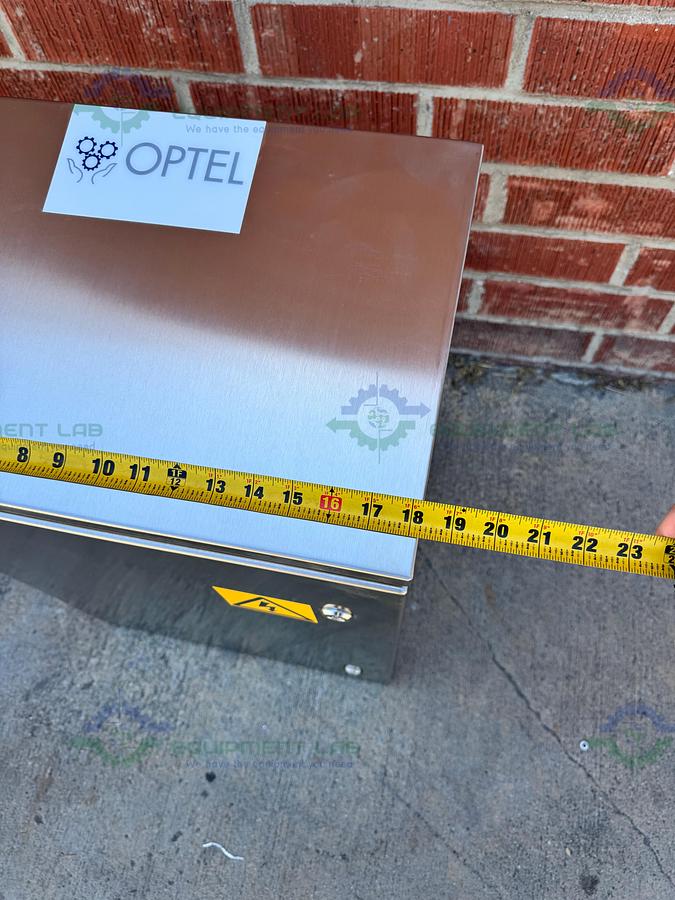 Used Optel Vision LineMaster OP300 18x12x28 Stainless Steel Enclosure 120VAC