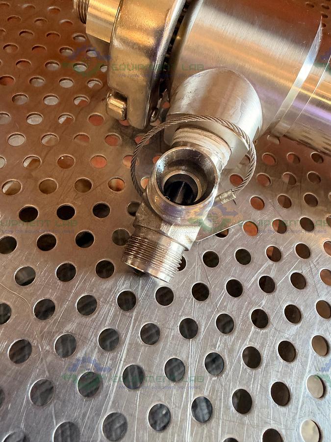 Used Exergy 01095-3 Stainless Steel Shell and Tube Heat Exchanger 2.83 ft cubed