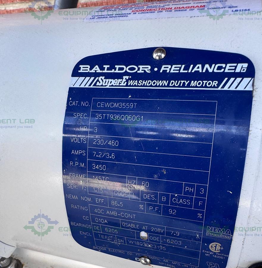 Used Sani Matic Stainless Steel 350 Liter COP System Parts Washer Skid