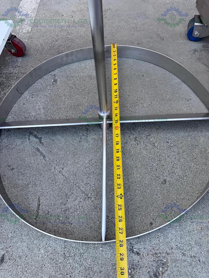 Used Allegheny Bradford 174 Liter Jacketed Nutsche Filter / Agitated Dryer