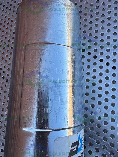 Used Allegheny Bradford 6.2 Liter Stainless Steel Filter Housing 150 PSIG