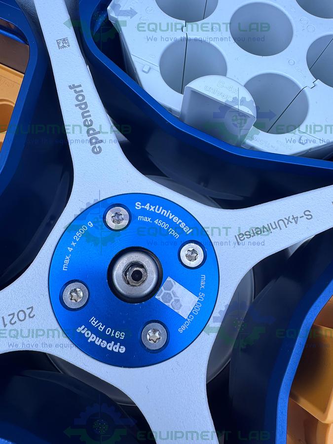 Used Eppendorf 5910 Ri Refrigerated Centrifuge w/ S-4X Universal Rotor 4500 RPM