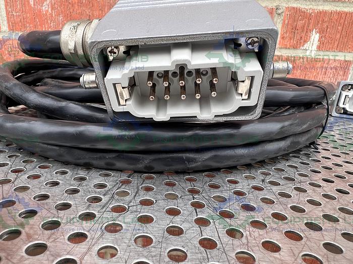 Used Phoenix Connect  1771228  Male to Female 10-pin Network Com Cable 18 Ft Cable