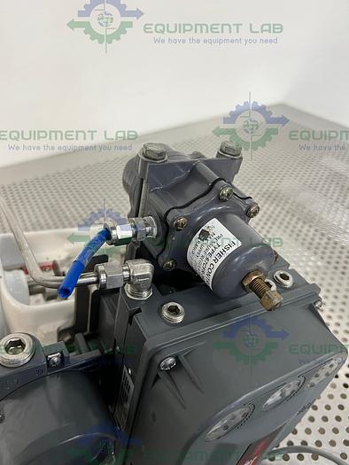 Used Fisher Controls 32 Pneumatic Sanitary Control Valve w/ Fisher Valve Positioner