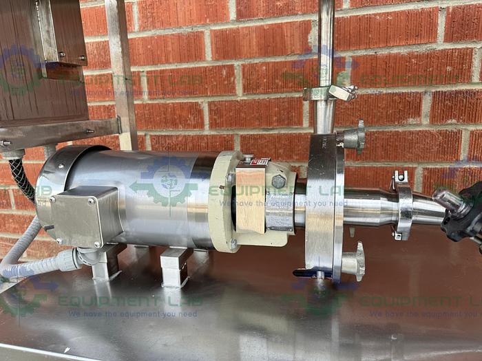 Used Fristam FPX721-140 Centrifugal Pump w/ Stainless 1 HP Motor, 480V, Controller