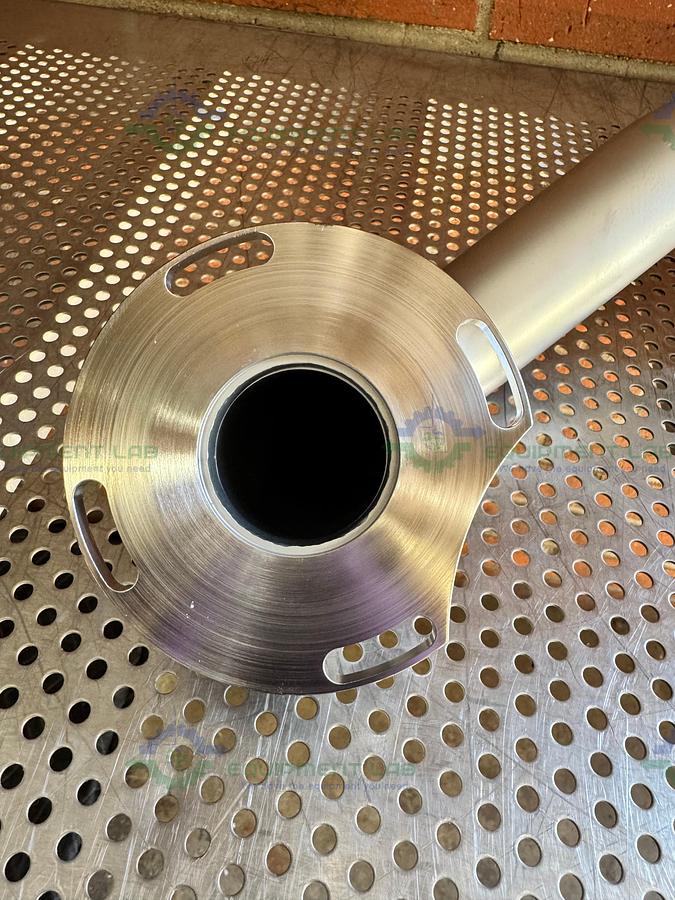 Used Stainless Steel Vacuum Pipe with 5" Flange to KF50