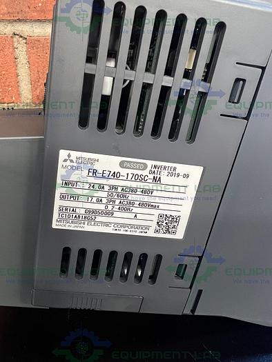 Used Mitsubishi FR-E740-170SC-NA Variable Speed/Frequency Drive VSD/VFD 3PH
