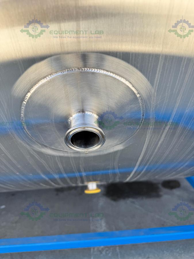 1000 Gallon Stainless Steel Jacketed Vessel / Holding Tank