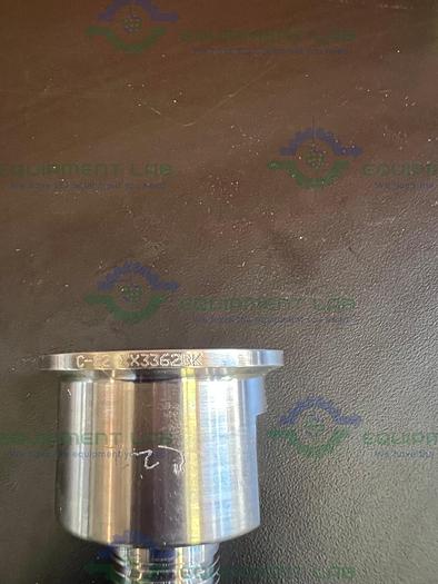 Used Lot of 2 - Stainless Steel Sanitary 1" Hose Fitting To 3/4" Threaded