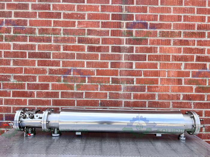 Used Finn-Aqua  Stainless Steel Jacketed Heat Exchanger 9" x 80"