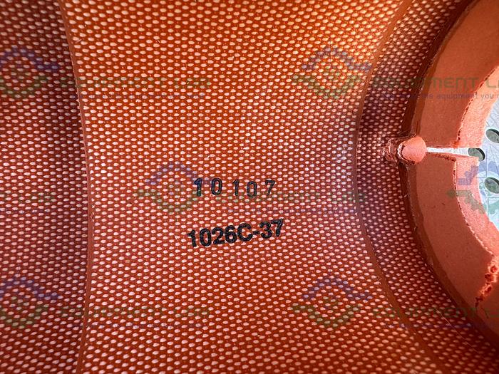 Used MKS 9599-0680 Filter Housing Heater / Jacket 4" x 5 1/2", 120V