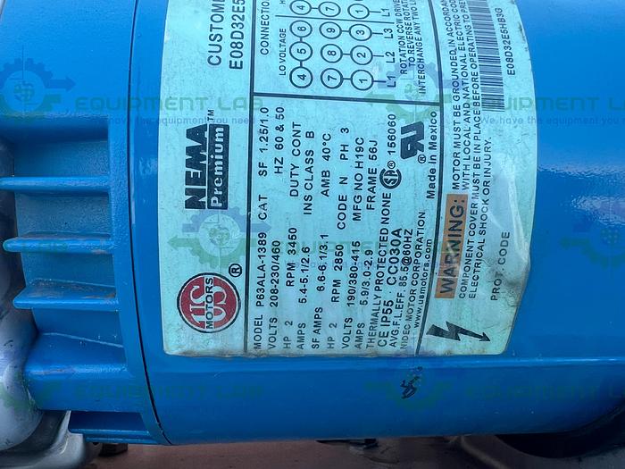 Used Goulds Water Technology  NPE Centrifugal Pump w/ Nema Premium 2 HP Motor