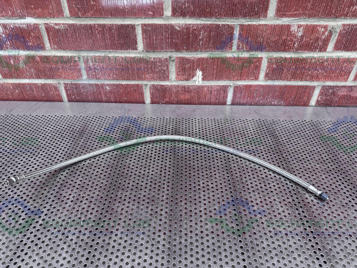 Used Unbranded 36" Stainless Steel Braided Hose w/ 1/2" NPT Fittings