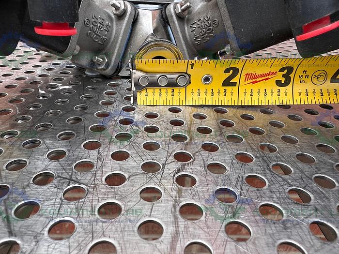 Used 5 ITT Advantage  Stainless Steel Diaphragm Valves w/ Valve Positioner