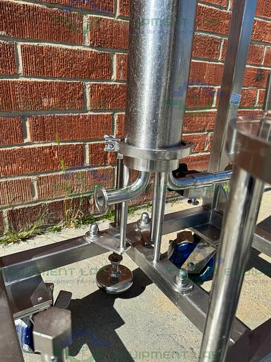 Used Allegheny /Millipore Stainless Steel Double Cartridge Filter Housing Skid 9" &4"
