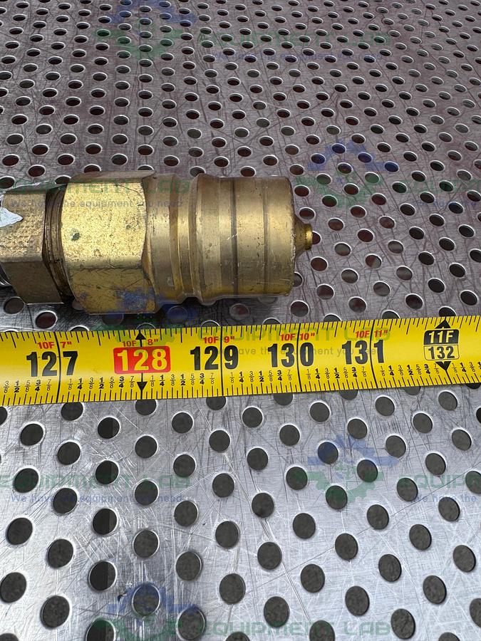 Used Unbranded Stainless Steel Braided Hose 130" w/ Quick Connect Fitting