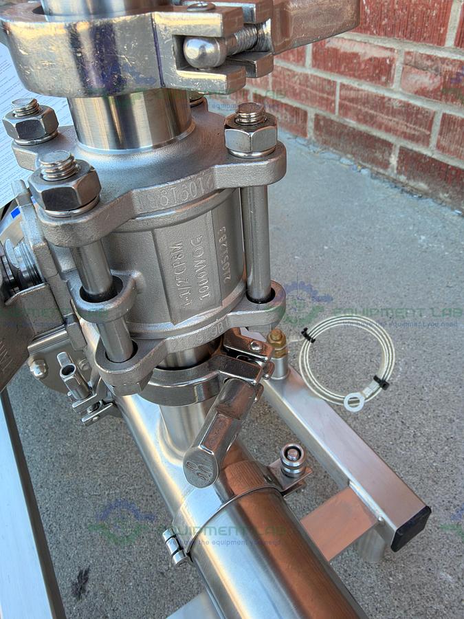Used Silverson FMX25 High Shear Powder to Liquid Mixer 7.5 HP Motor w/ Powder Hopper