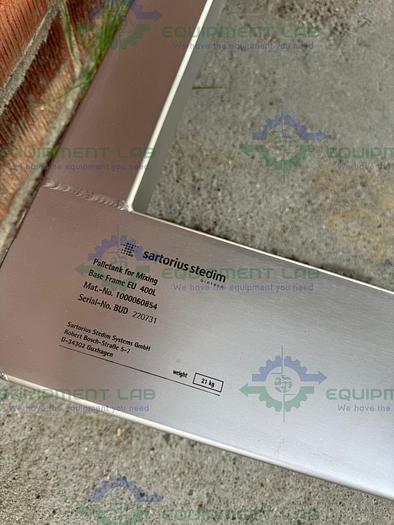 Used Sartorius Stedim Pro Mixer Drive Unit w/ 400 L Base Module / Tank, Bags