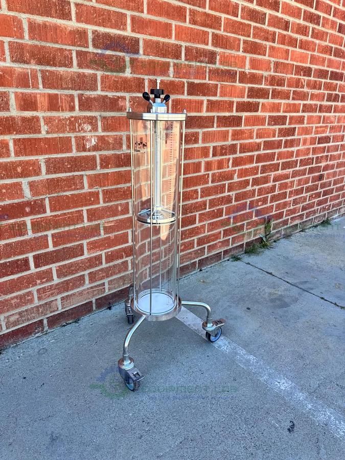 Used Cytiva / GE / Pharmacia BPG 200 / 500 Glass Chromatography Column