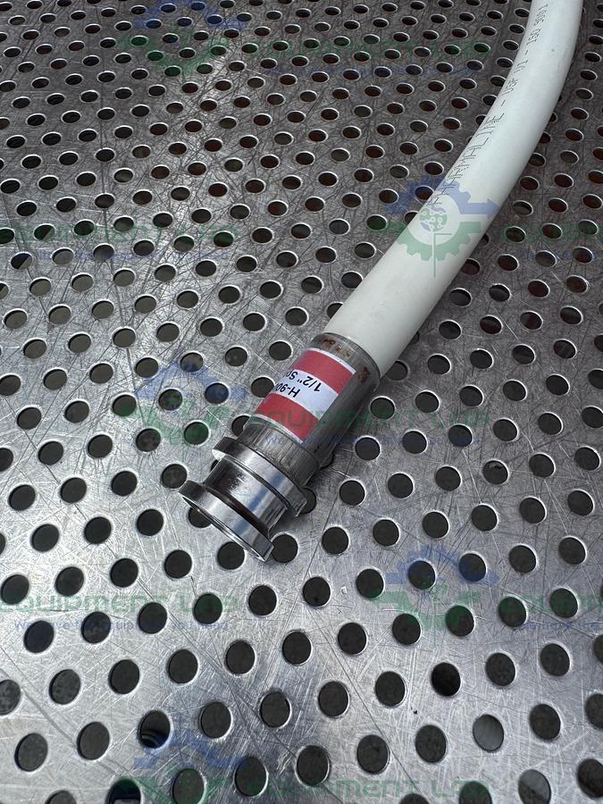 Used Aflex Pharmaline 54037 PTFE Hose 24" w/ 1/2" Sanitary Fitting