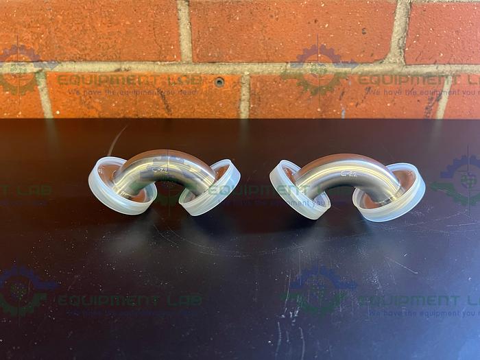 Unbranded Elbow Fitting w/ 1" Sanitary Fitting