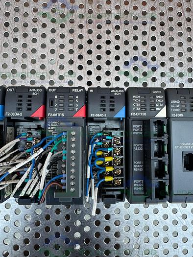 Used Automation Direct Logic 205 Koyo w/ F2-CP128, H2-ECO M Modules