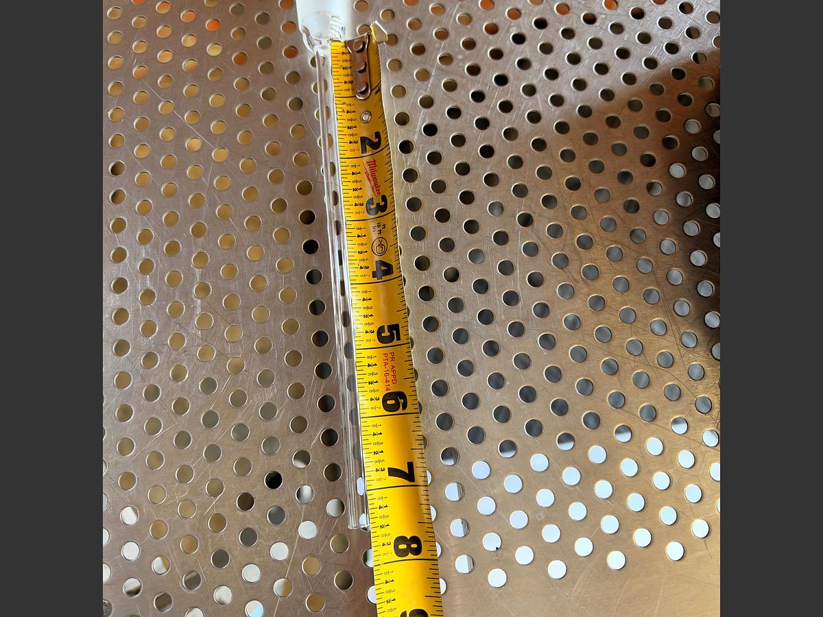 Used Chemglass CG-1014-E-01 Adapter 24/40 Inner Joint 90 Degree Bent 200 mm Length