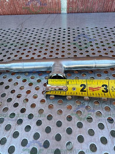 Used ITT Pure Flo .5-316L- RA20MAX 5 Way Diaphragm Valve w/ 1/2" Sanitary Fitting