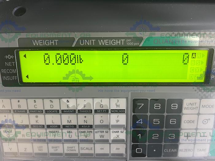 Used Teraoka Weigh System  DC-300 Digital High Accuracy Counting Scale 10 Lb Capacity