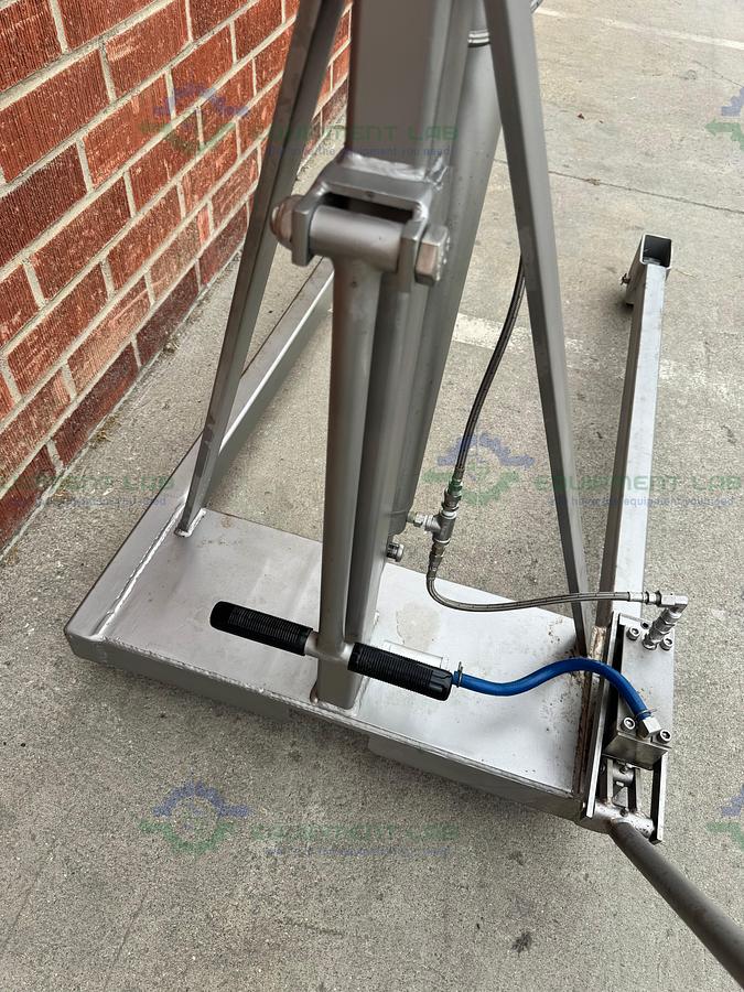 Used Ruger HP1000 SS Portable Floor Crane 1000 LBS Capacity Overall Width 31.5"